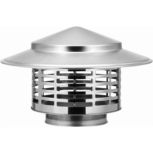 Stainless Steel Chimney Cap 3 Inch Round with Screen