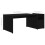 Coffee Table Black Engineered Wood 90x45x35 cm 6
