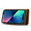 DG.MING iPhone 15 magnetic 2-in-1 case brown 3