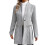 Damen-Winterjacke aus Polyester, lässiger Mantel, langärmelig 1