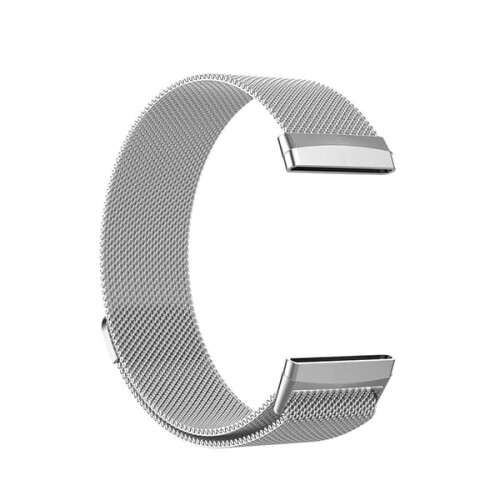 Milanese Loop Bracelet for Fitbit Versa 3 and Sense - Silver 1