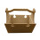 Giyblacko folding storage rack basket table 2-in-1 1
