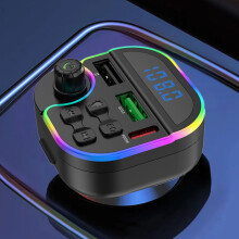 Donemore FM发射器车载充电器 蓝牙5.0 20W