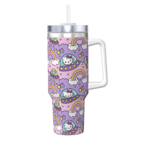 Hello Kitty personalized tumbler 40 oz stainless steel