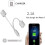 Lightning audio and charging adapter silver 2-in-1 4