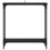 VidaXL vidaXL Console Table Black Oak 75 x 22.5 x 75 cm Engineered Wood 2