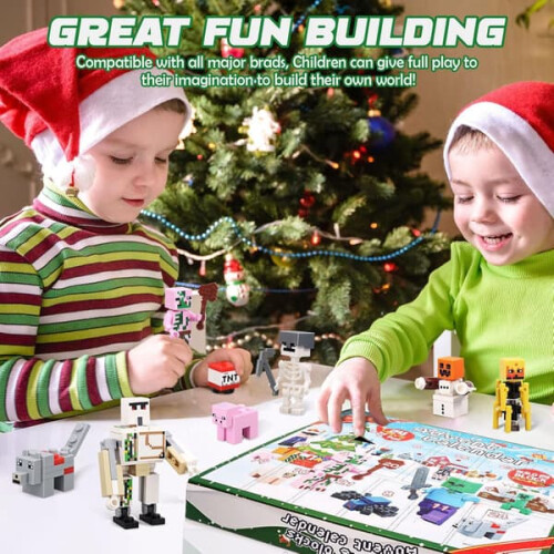 Minecraft Advent Calendar2024Toy Figures24Days 2