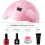 Lâmpada UV para unhas rosa 36W 3