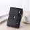 Women's Pink Leather Foldable Card Wallet 5