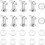 Stainless Steel Dome Cufflink Blanks 10mm 10 Sets 1