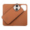 iPhone 15 wallet case with magnet brown 6