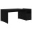 Coffee Table Black Engineered Wood 90x45x35 cm 2