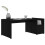 Coffee Table Black Engineered Wood 90x45x35 cm 3