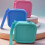Waterproof silicone wallet coin purse with zipper light grey 5