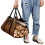 Firewood Bag Canvas Waterproof Black 1 Pack 2