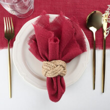 Cotton Cloth Napkins Handmade 16x16 Inch 4 Pack