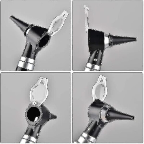 Otoscope with LED Light 3-Pack Portable Ear Exam Tool with 2