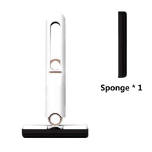Mini sponge mop portable self-squeeze wet dry cleaning tool