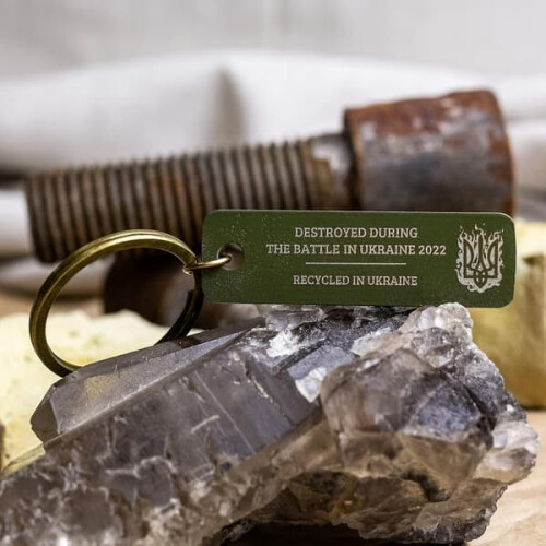 Brutal Keychain, 2 τεμάχια, Στρατιωτικό Μπρελόκ για Άνδρες, Μοναδικό Ουκρανικό Μπρελόκ 1