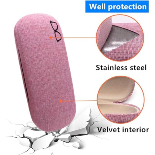 Glasses Case Hard Shell Unisex 4 Pieces 1