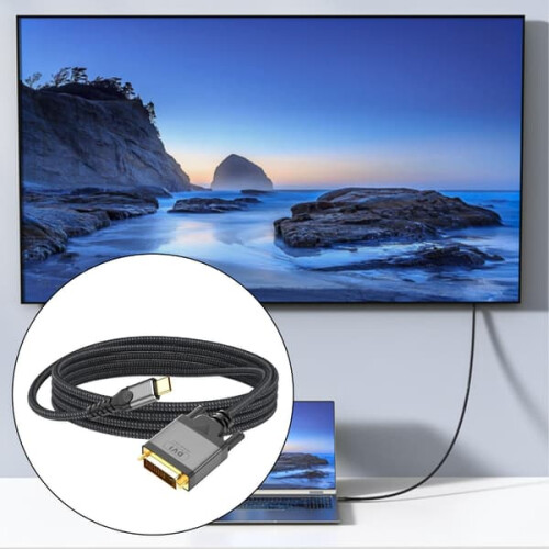 USB C to DVI cable 2m 1080p 60Hz 1
