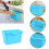Plastic Kitchen Trash Can with Hanging Basket and 1