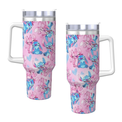 Stitch Personalized 40oz rozsdamentes acél termosz 2