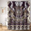 Boho shower curtain polyester 72x84 inch 5