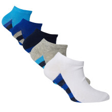 Nicce Childrens/Kids Lettering No-Show Socks (Pack of 5)
