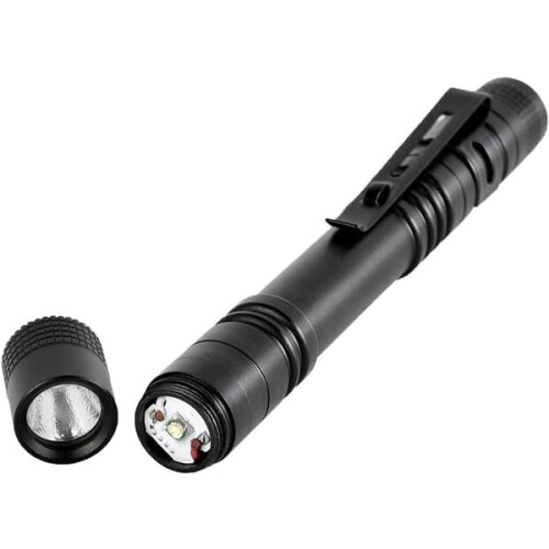 LED tactical penlight aluminum AAA 2-pack 1