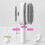 Self-Cleaning Hairbrush for Tangles and Knots White 8