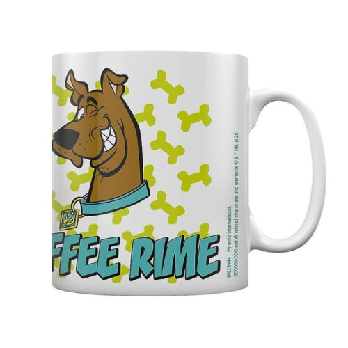 Mug Scooby-Doo Roffee Rime blanc vert marron 1