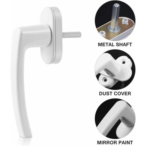 PVC Window and Door Handle White 2