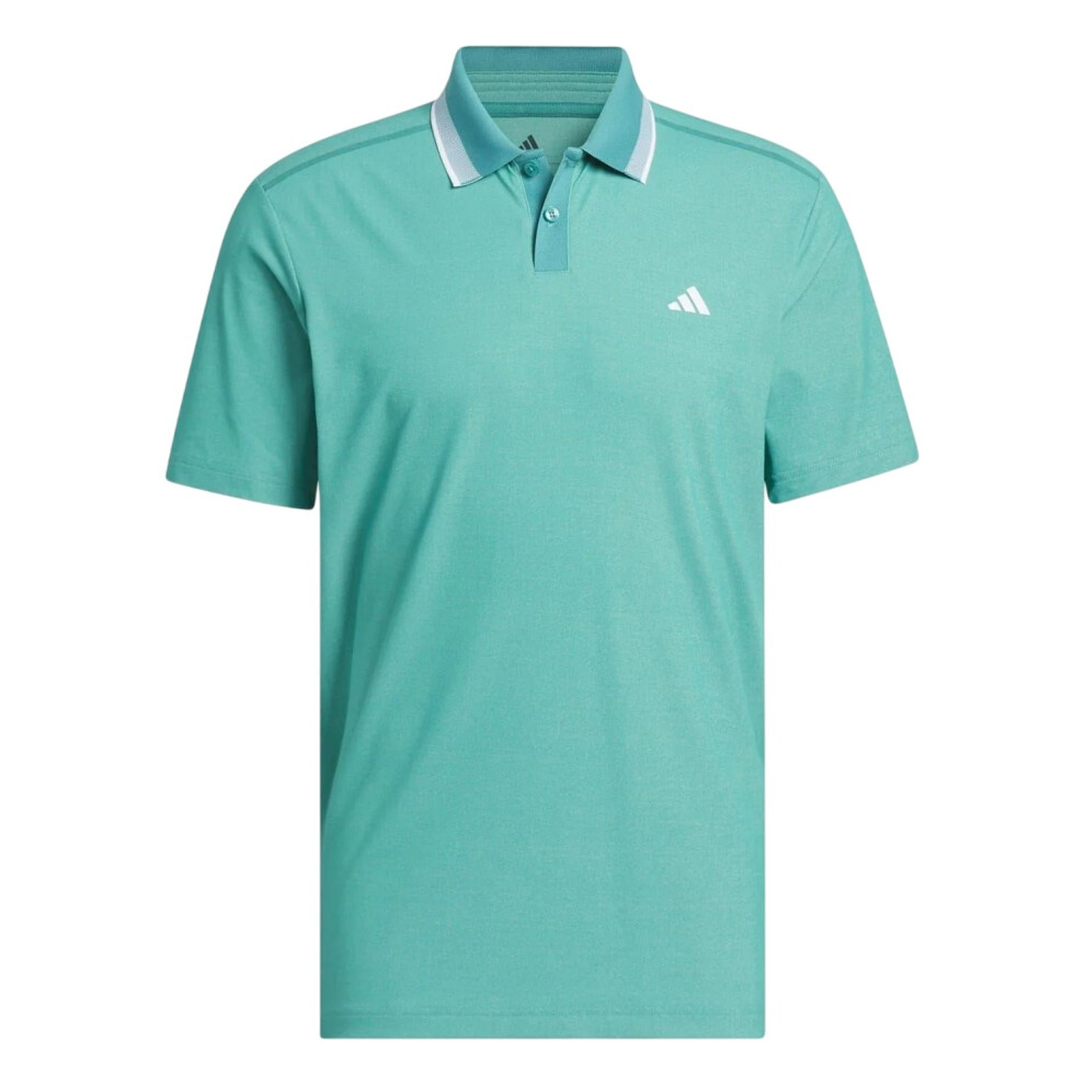 Adidas (M, Teal) Mens Performance Polo Shirt