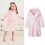 Kids' Flannel Hooded Bathrobe with Belt 1