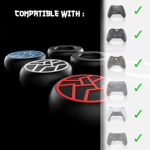 Thunder Caps Thumb Grips for PS4 PS5 Xbox Series Controllers 1