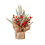 Mini albero di Natale artificiale con bacche rosse e 7
