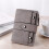 Women's Pink Leather Foldable Card Wallet 3