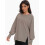 Oversized sweatshirt med rund hals og sideslidser til kvinder 5
