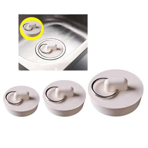 Universal rubber bathtub drain stopper 1 piece 1