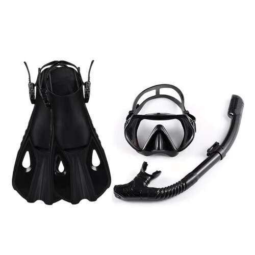 Clear Adjustable Snorkel Set for Men and Women 1