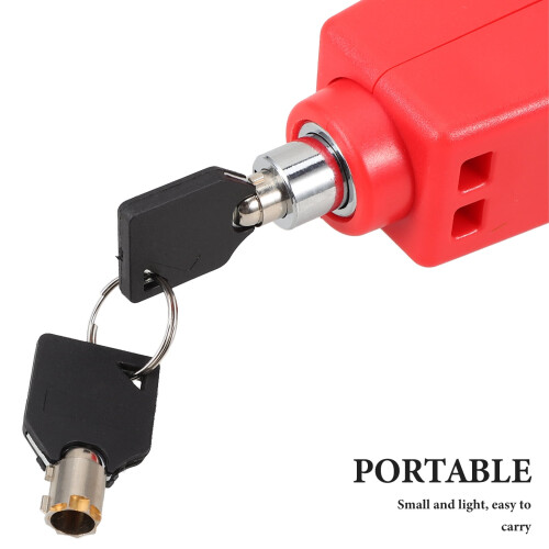 Antivol de frein ABS rouge pour moto 1