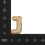 Bubble Letter Necklace 18K Gold Plated Initial Pendant 2
