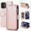 iPhone 12 wallet case brown 2
