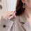 Crystal geometric earrings silver needle gold-plated zircon 4