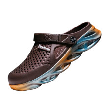 Men's Brown Flip Flop Sandals Unisex Casual Beach Shoes