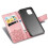 iPhone 12 Mini wallet case PU leather butterfly motif grey 6