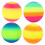 OUNONA rainbow playground ball set 4 pcs 4