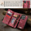 CaseMe wallet case for iPhone 15 Pro Max red 2-in-1 8