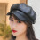 PU bőr festőkalap Gatsby Ivy beret 4